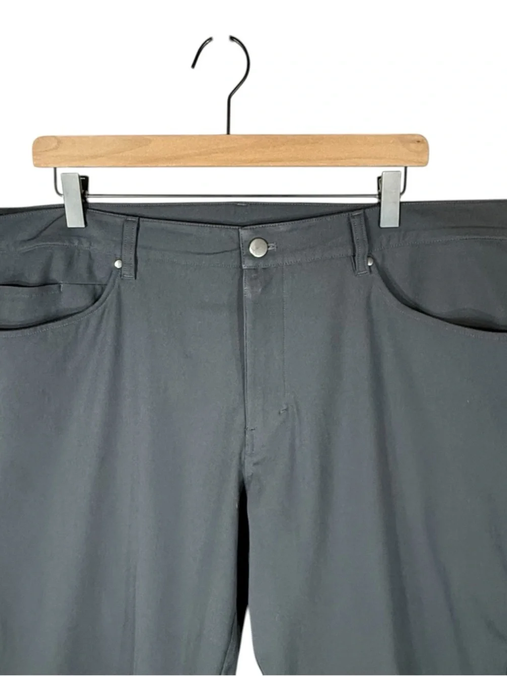 Lululemon Men's Commission Pants Straight Leg Classic Fit Warpstreme Gray Sz 40